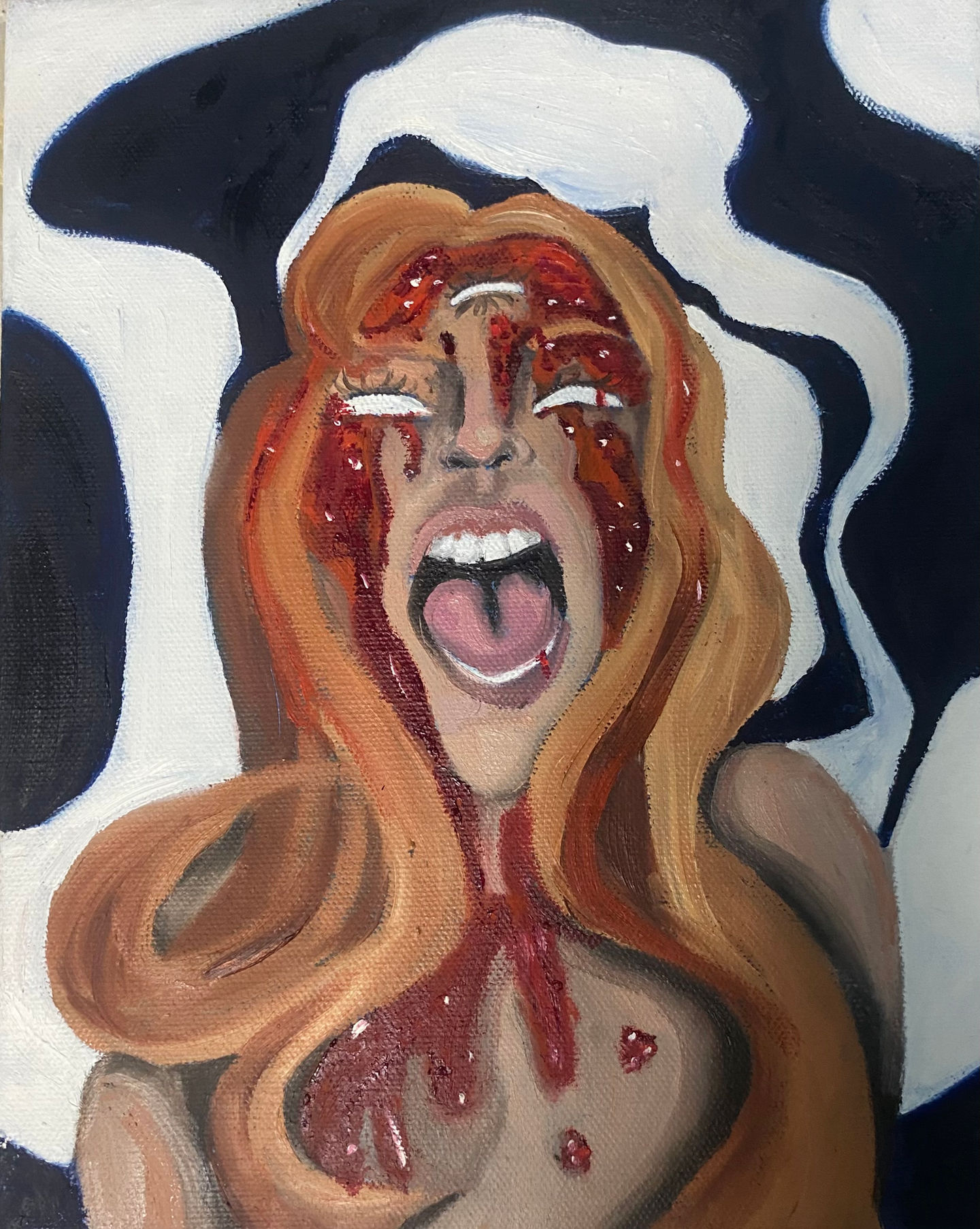 Scream
$250
2025
Oil on canvas
10” x 8”
