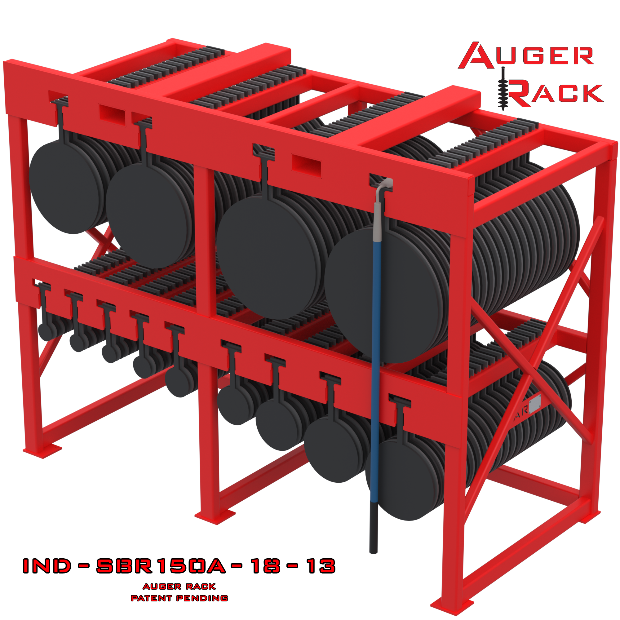 Agir Rack System IND-SBR-150-18-13 | Auger Rack