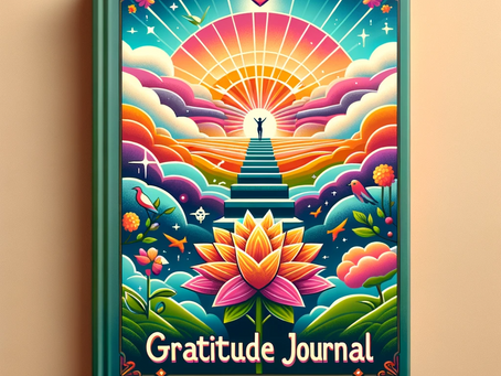 Gratitude journal design by DALL-E 3