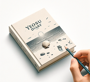 DALL·E 2023-11-21 10.18.07 - Create an image of the artwork from the book cover of _Yeosu 