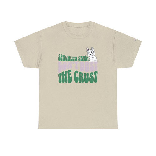 Don't Bust The Crust | On Digital Advocacy T-Shirt | Fulcrum Books