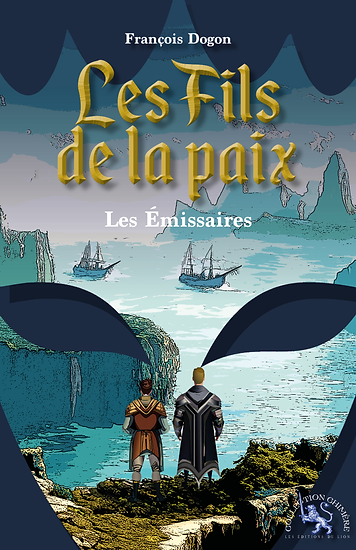 Deux hommes de dos face à la mer, masque