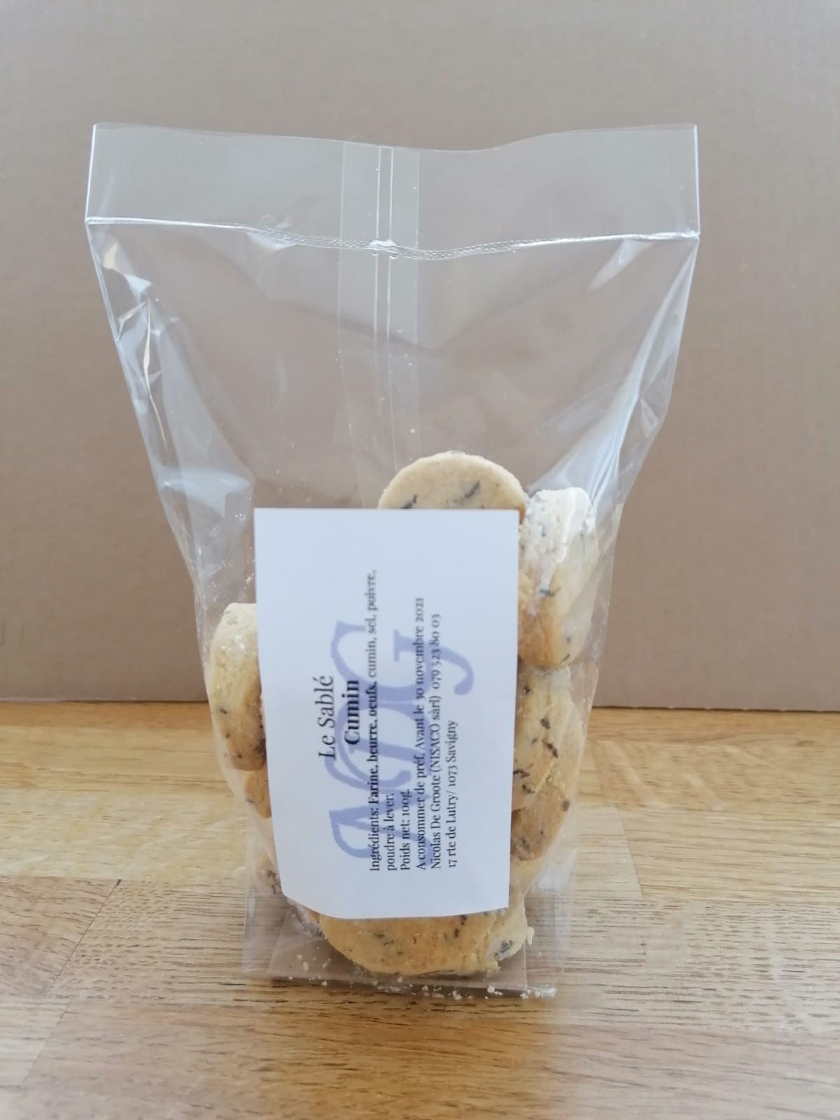 Le sablé - Cumin (100 gr)
