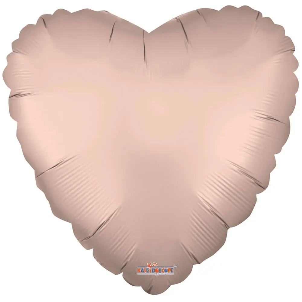 18 In Rose Gold Heart Foil Shape