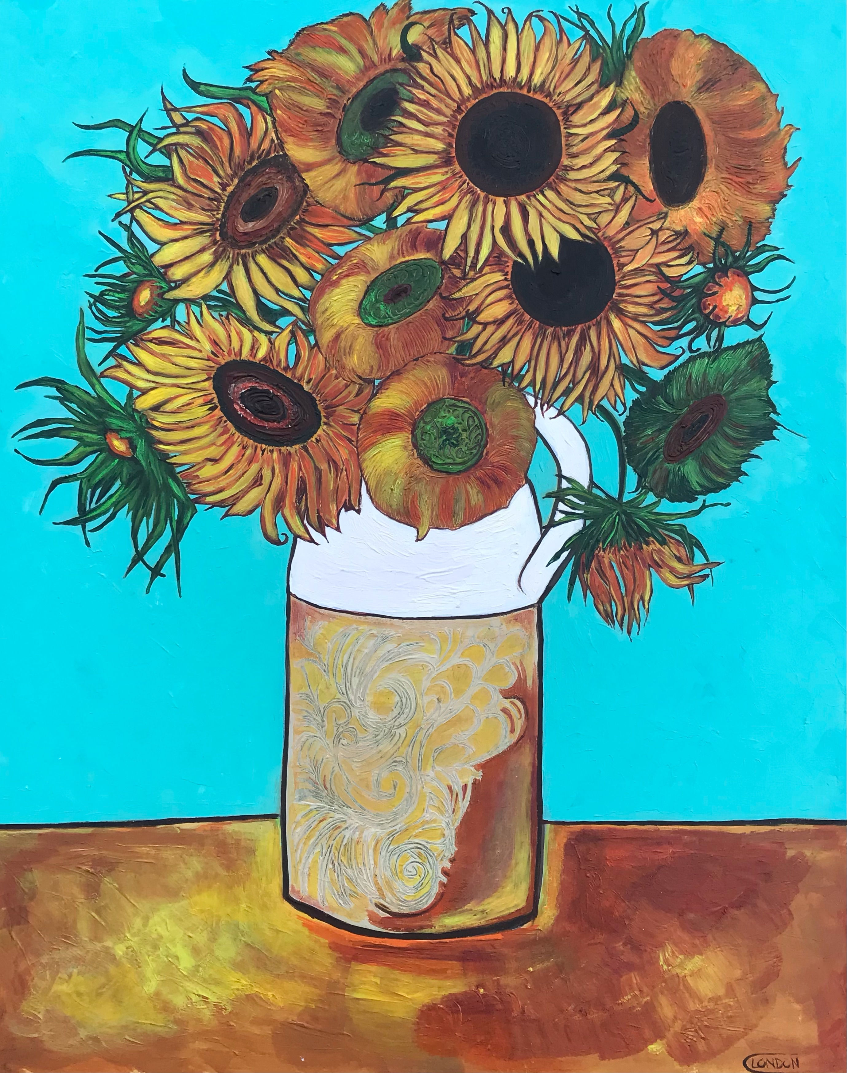 Sunflowers by the Sea