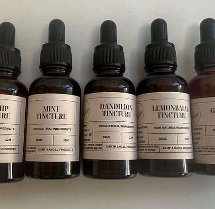 A variety of tincture bottles