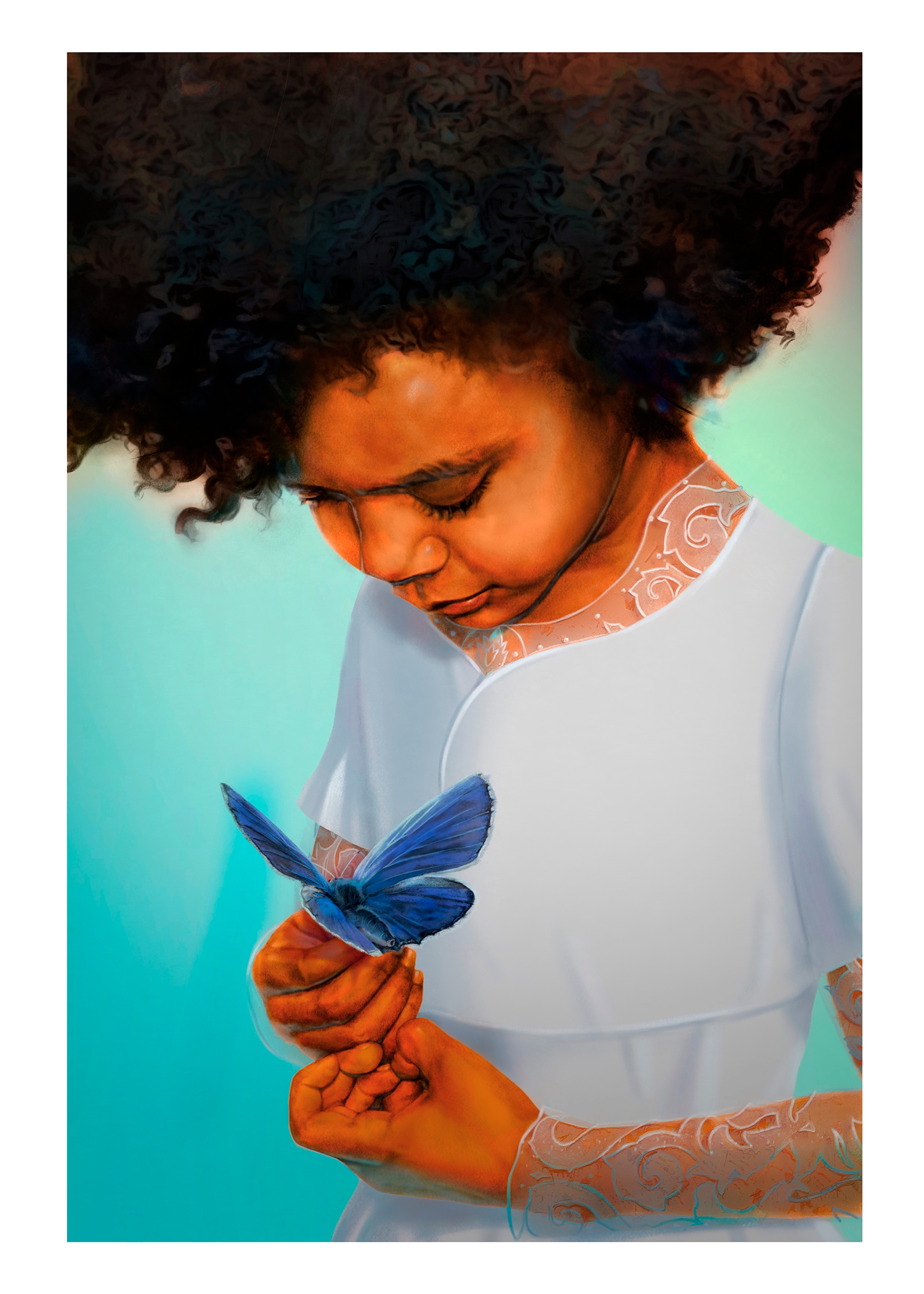 "Brooklyn Blue" Greeting Card