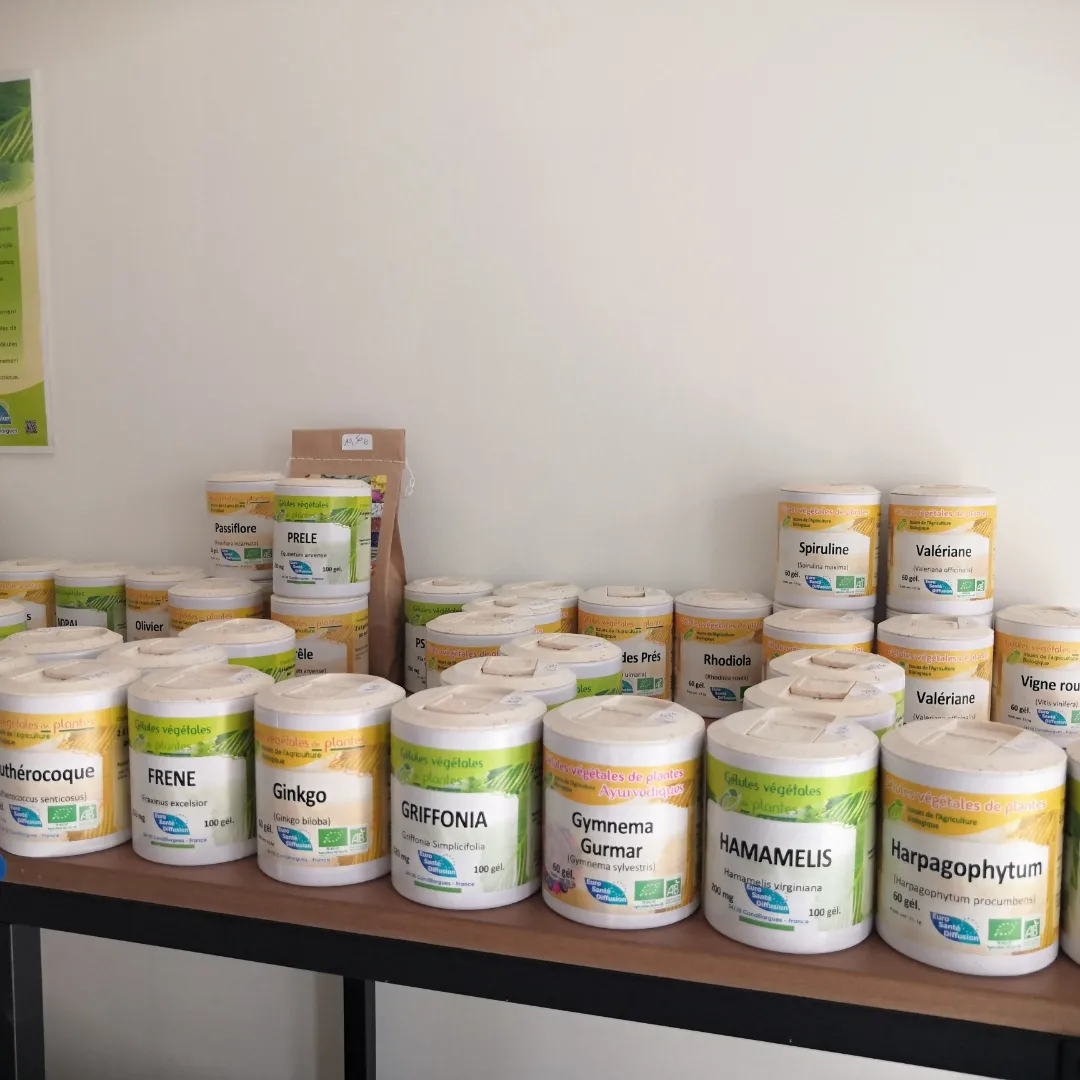 Gélules plantes 
