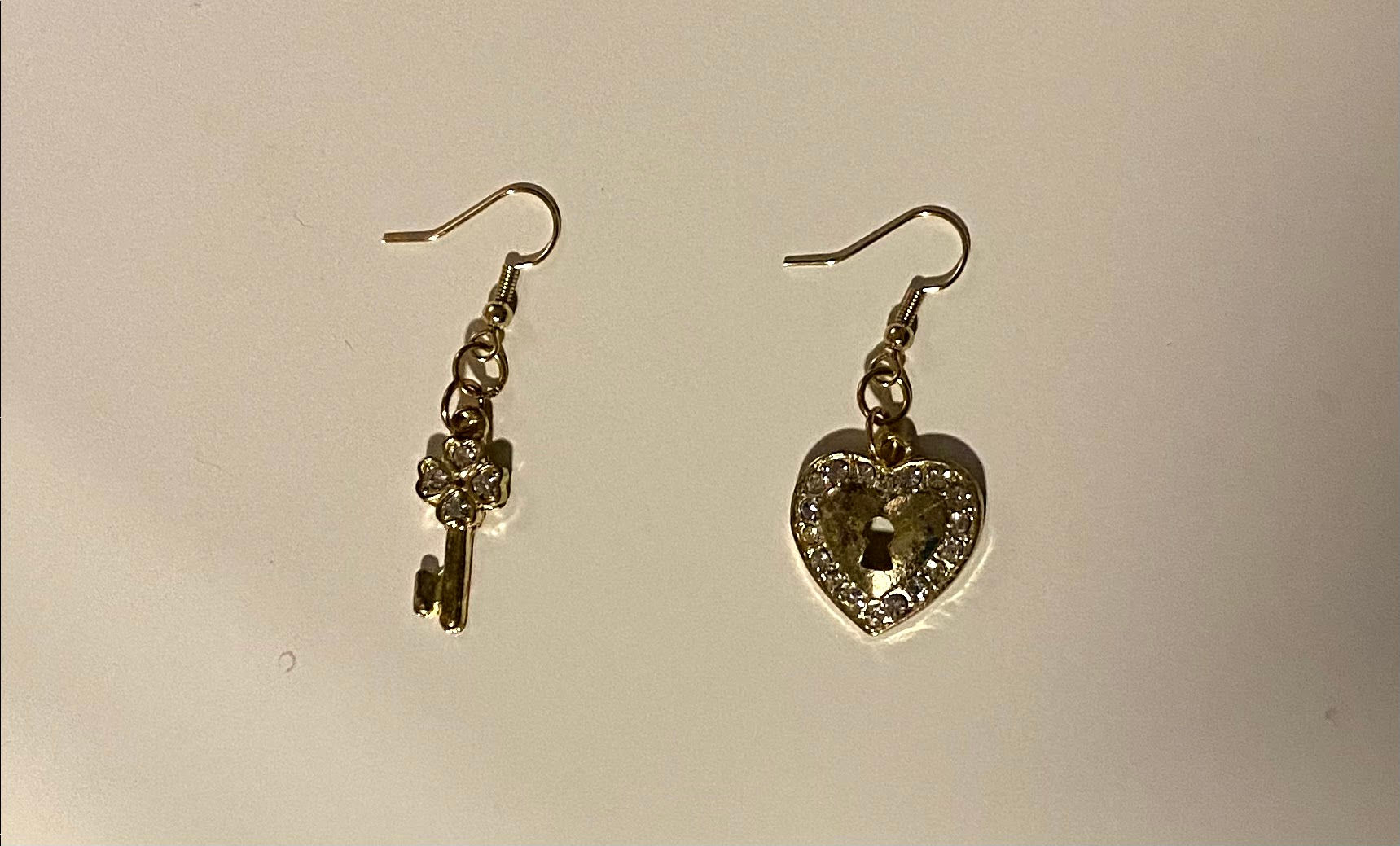 Lock and Key Earrings