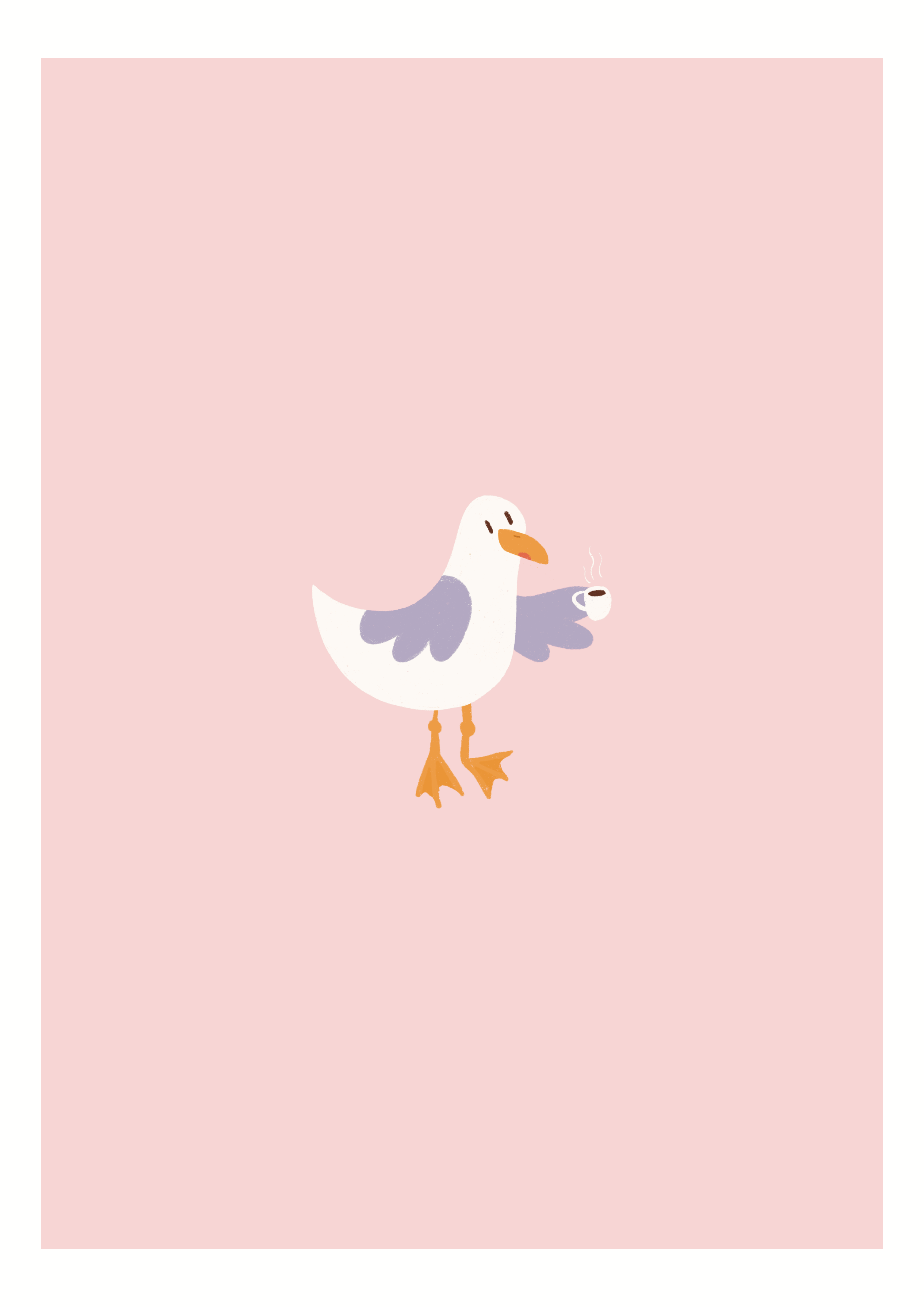 Gull-p - Art Print