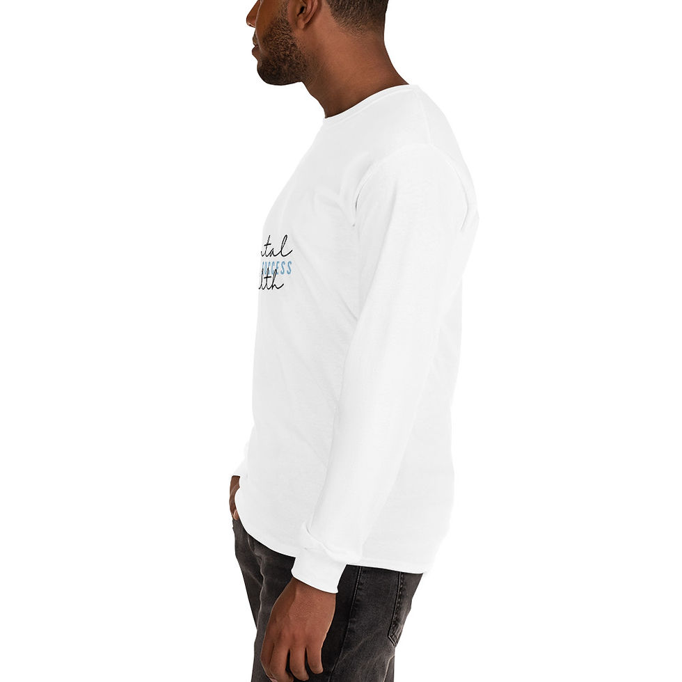 Thumbnail: "Mental Health, Balance, Success" Men’s Long Sleeve Shirt