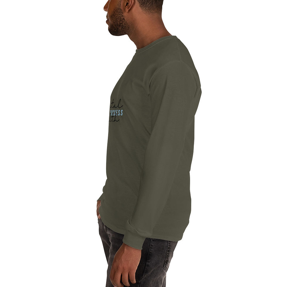 Thumbnail: "Mental Health, Balance, Success" Men’s Long Sleeve Shirt