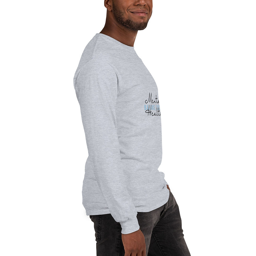 Thumbnail: "Mental Health, Balance, Success" Men’s Long Sleeve Shirt