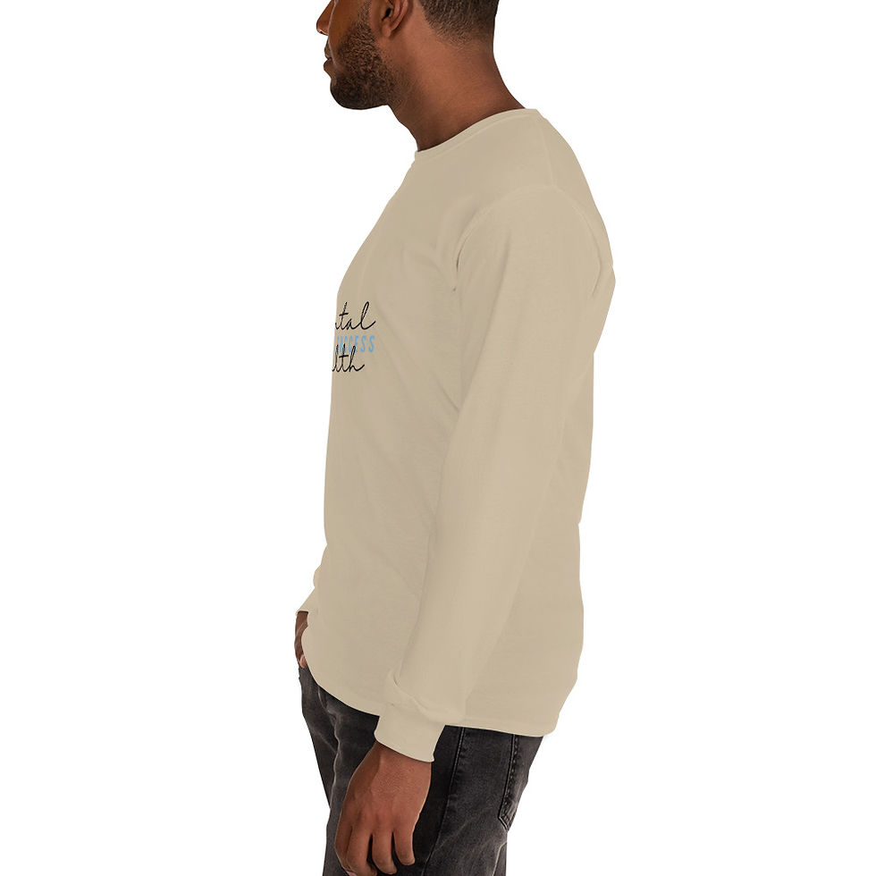 Thumbnail: "Mental Health, Balance, Success" Men’s Long Sleeve Shirt
