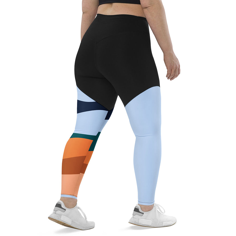 Thumbnail: "Mental Health is Wealth" Sports Leggings