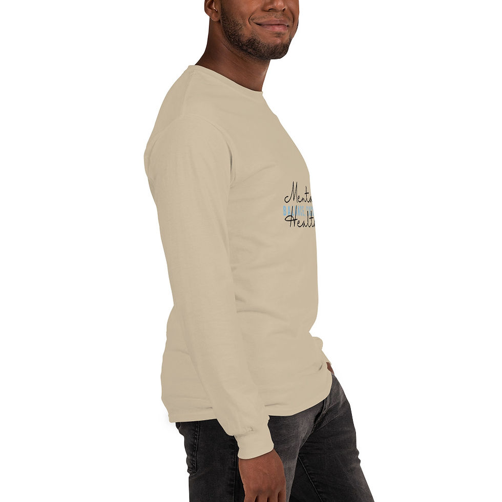 Thumbnail: "Mental Health, Balance, Success" Men’s Long Sleeve Shirt