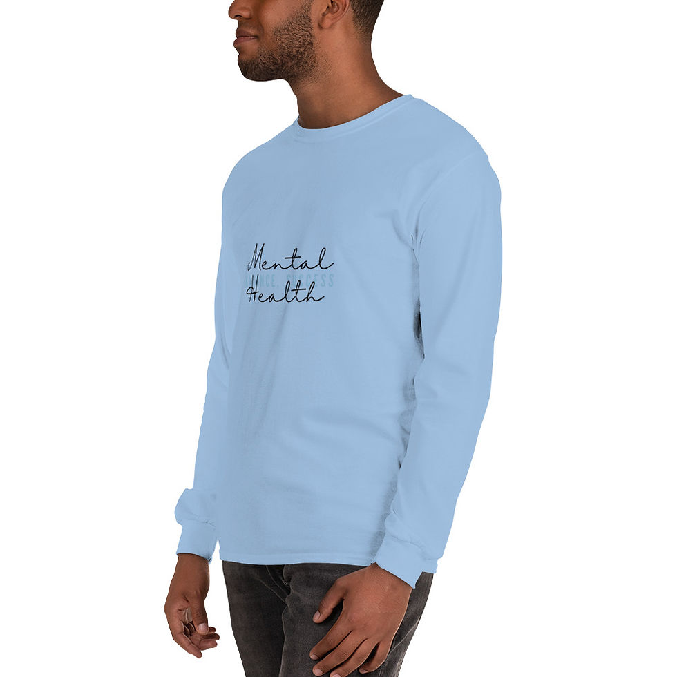 Thumbnail: "Mental Health, Balance, Success" Men’s Long Sleeve Shirt