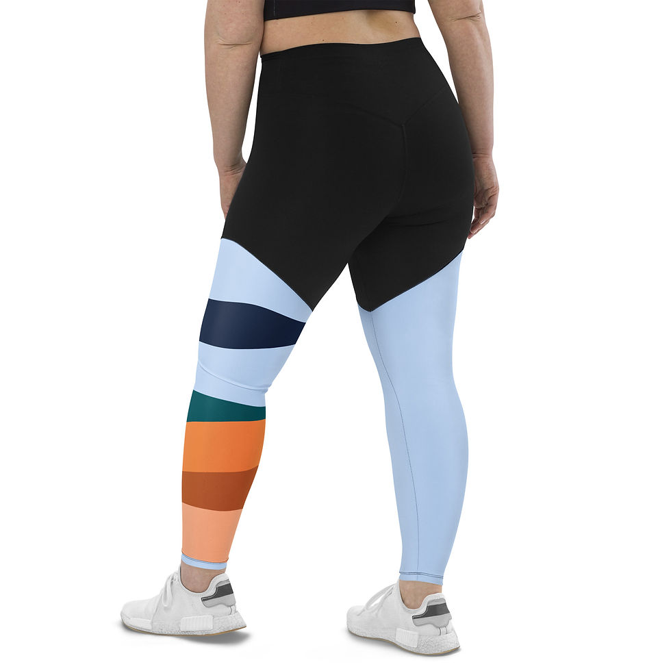 Thumbnail: "Mental Health is Wealth" Sports Leggings