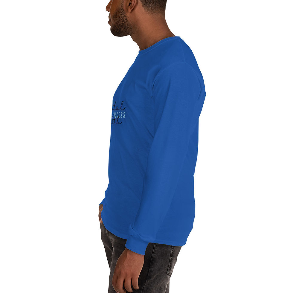 Thumbnail: "Mental Health, Balance, Success" Men’s Long Sleeve Shirt