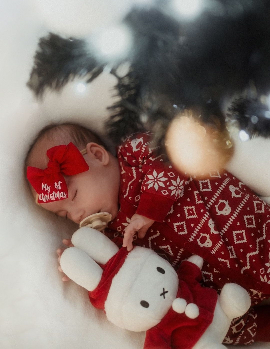 Pentljica iz blaga OTROŠKA MY FIRST CHRISTMAS