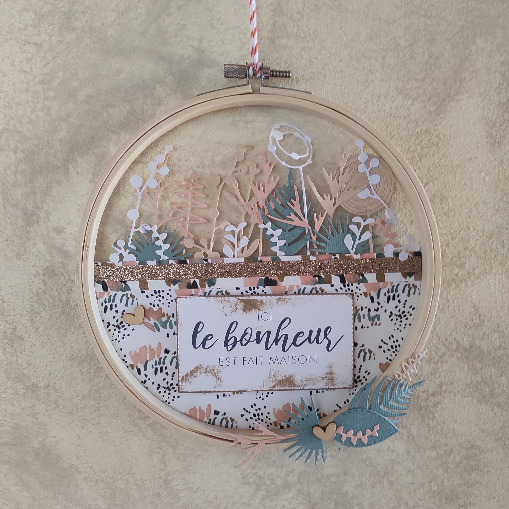 Tambour "bonheur fait maison"