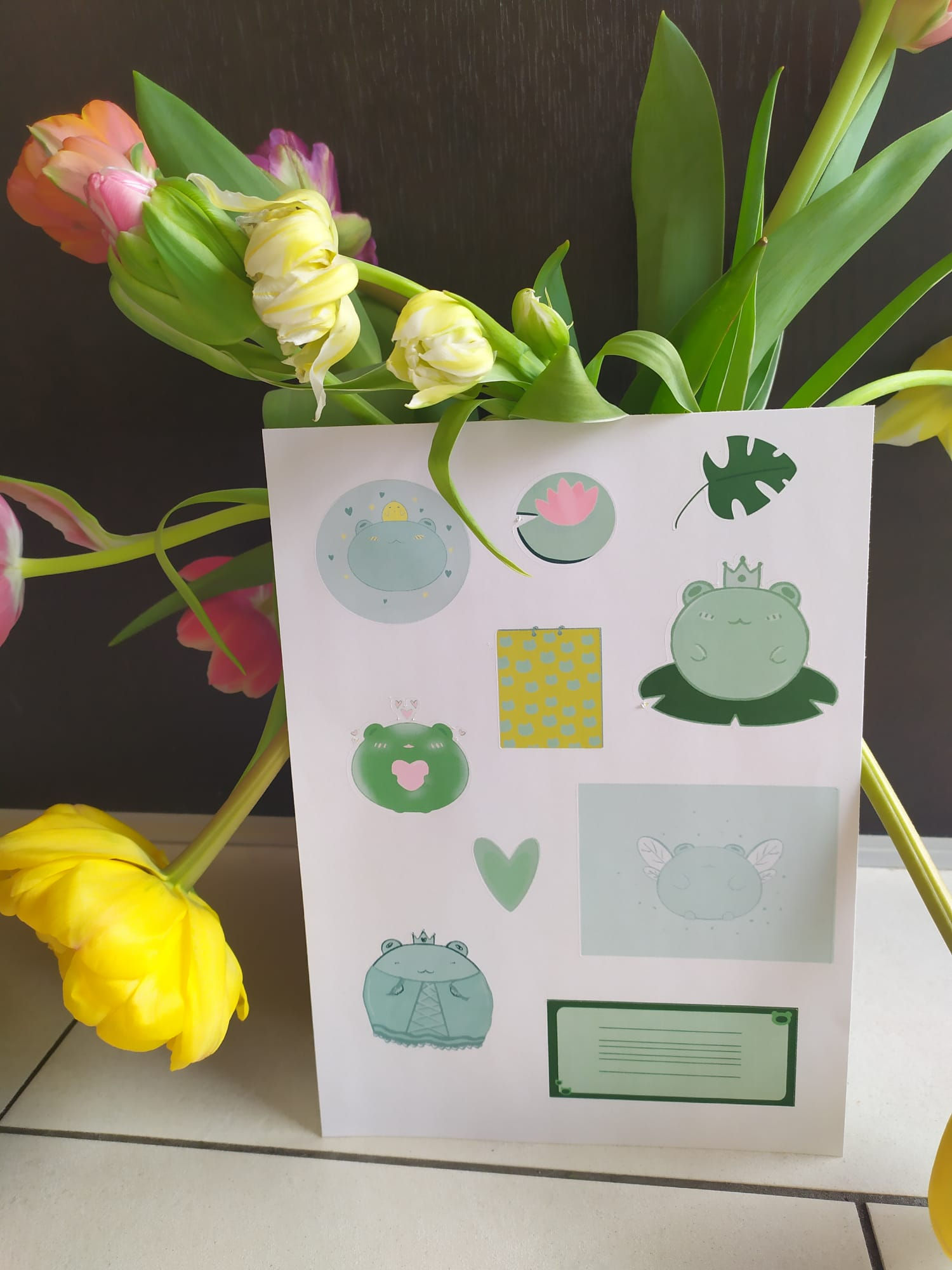 Stickers grenouilles