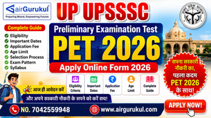 UPSSSC PET 2026 Apply Online Form Notification