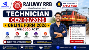 RRB Technician 2026 online form details and vacancy information