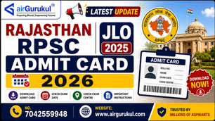 Rajasthan RPSC JLO 2025 Admit Card 2026 – Download Hall Ticket, Exam Date, Eligibility & Complete Details