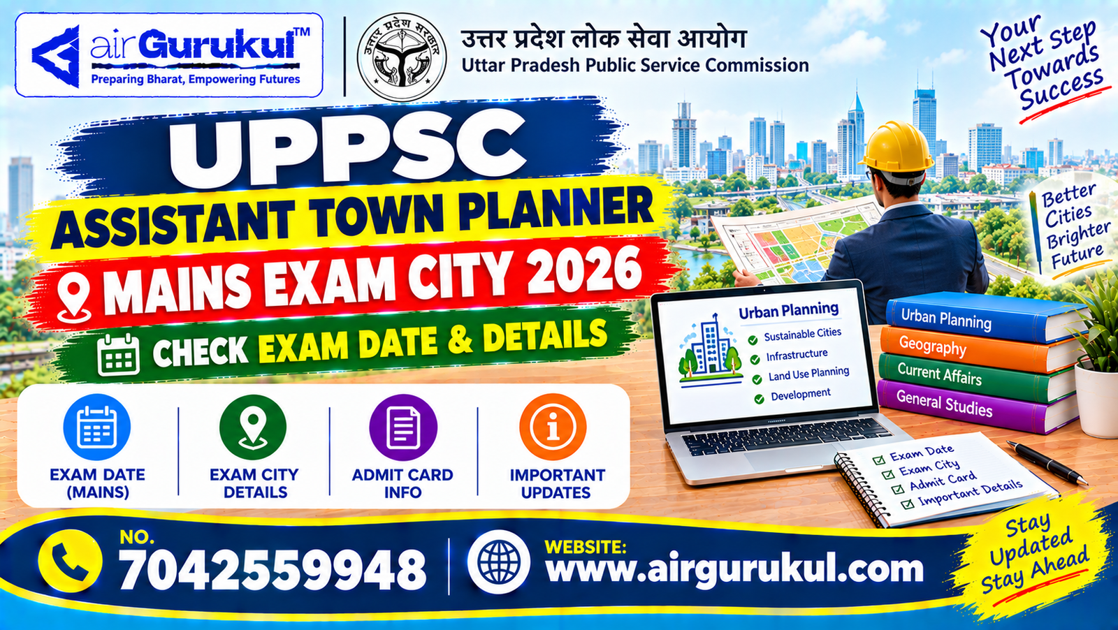 UPPSC Assistant Town Planner Mains Exam City 2026