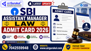 SBI Assistant Manager Law Admit Card 2026 for Assistant Manager and Deputy Manager Law Exam