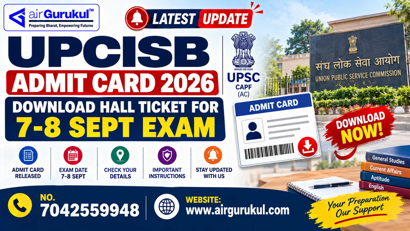 UPCISB Admit Card 2026 Download for UP Cooperative Bank Exam