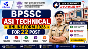 BPSSC ASI Technical Recruitment 2026 notification for 22 posts