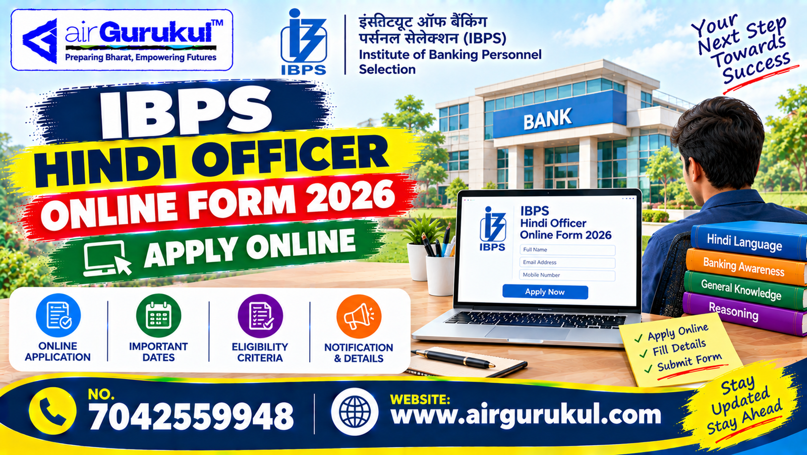 IBPS Hindi Officer Online Form 2026 Recruitment