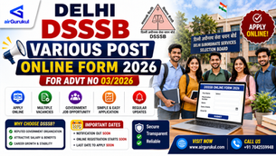 Delhi DSSSB Various Post Recruitment 2026 Apply Online for 1979 Posts