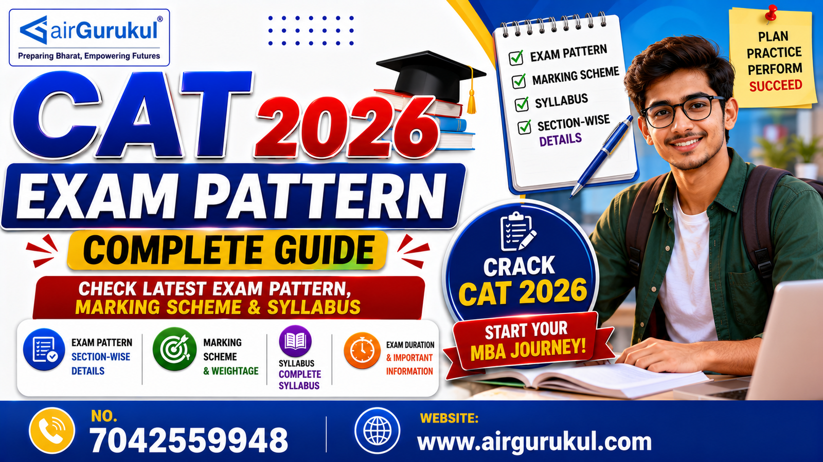 CAT 2026 Exam Pattern and Marking Scheme