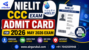 NIELIT CCC Admit Card 2026 for May exam download official