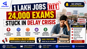 government exam delay news 24000 exams stuck recruitment crisis