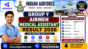 Indian Air Force Group Y Airmen Medical Assistant Result 2026 recruitment and result details