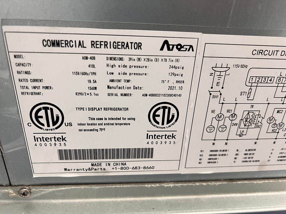 Thumbnail: ATOSA 40" OPEN MERCHANDISER