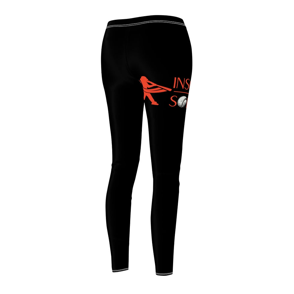 Thumbnail: Insomniac Softball Women's Casual Leggings - Black