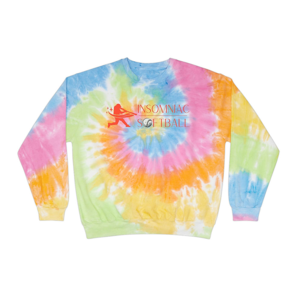 Thumbnail: Insomniac Softball Premium Unisex Tie-Dye Sweatshirt