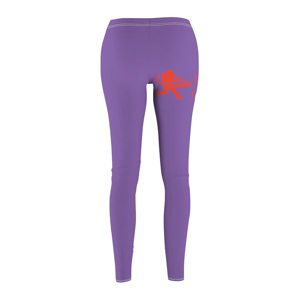 Thumbnail: Insomniac Softball Women's Casual Leggings - Purple