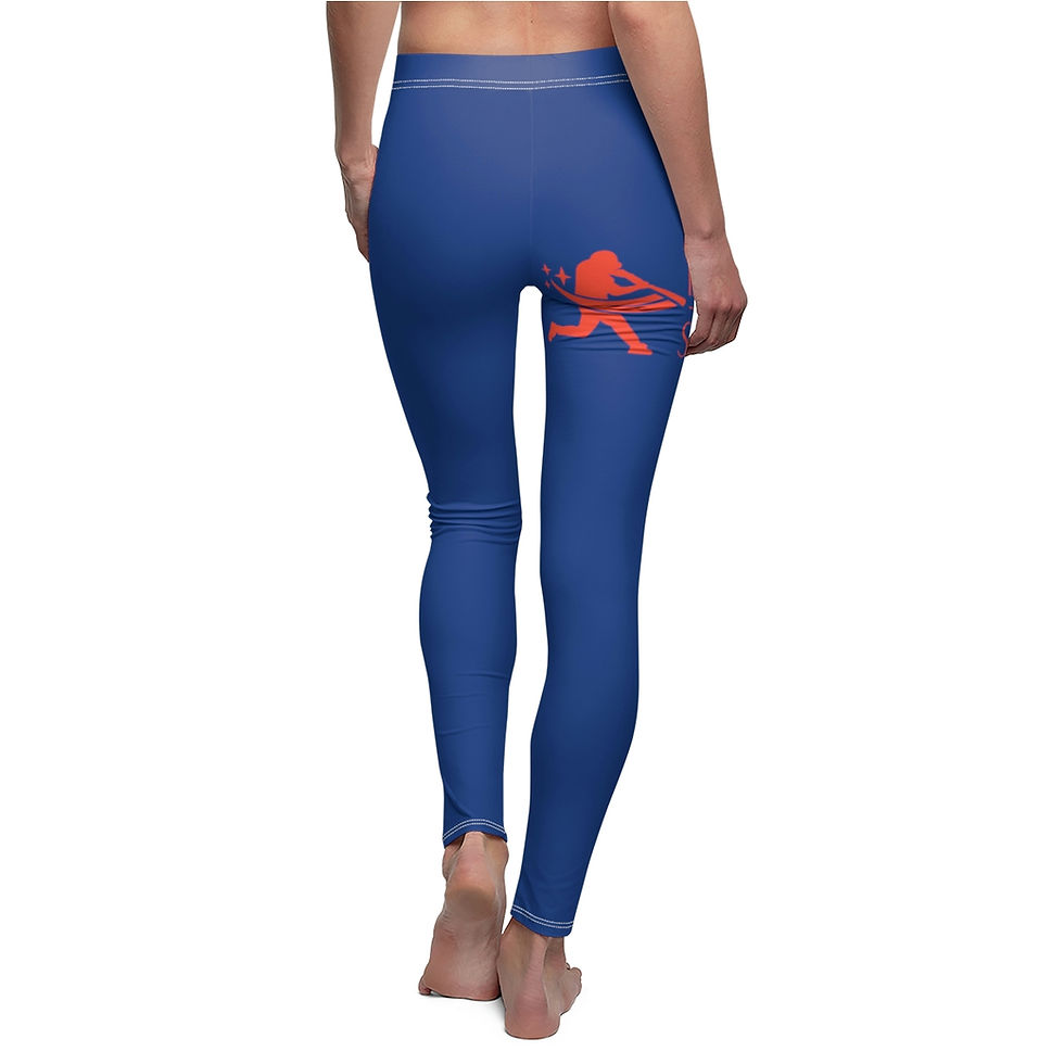 Thumbnail: Insomniac Softball Women's Casual Leggings - Blue