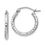 Thumbnail: Sterling Silver Hammered Hoops