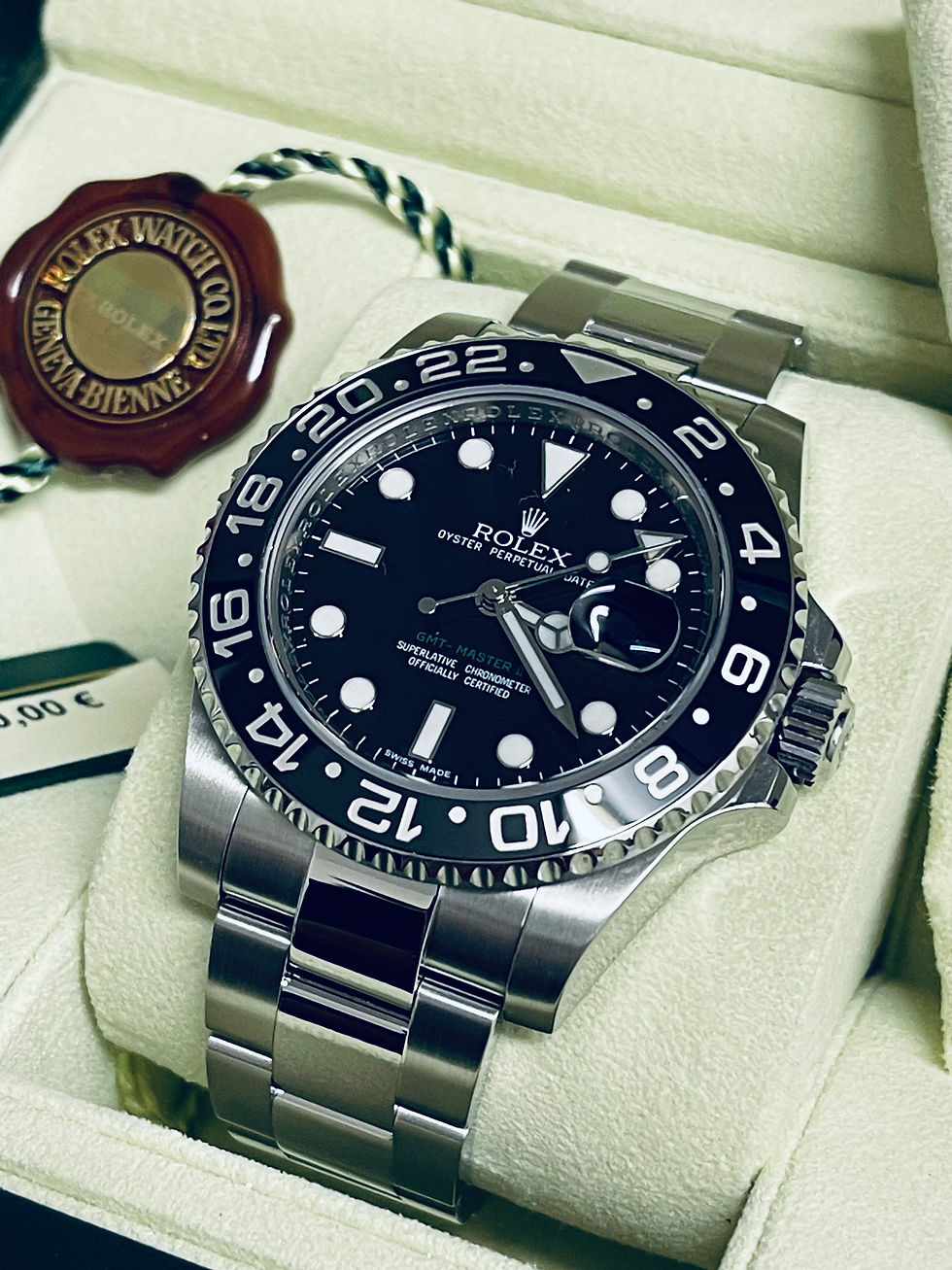 Thumbnail: Rolex GMT-Master NEW/NOS & LC100 - 04/2010 - FULL SET - 116710LN
