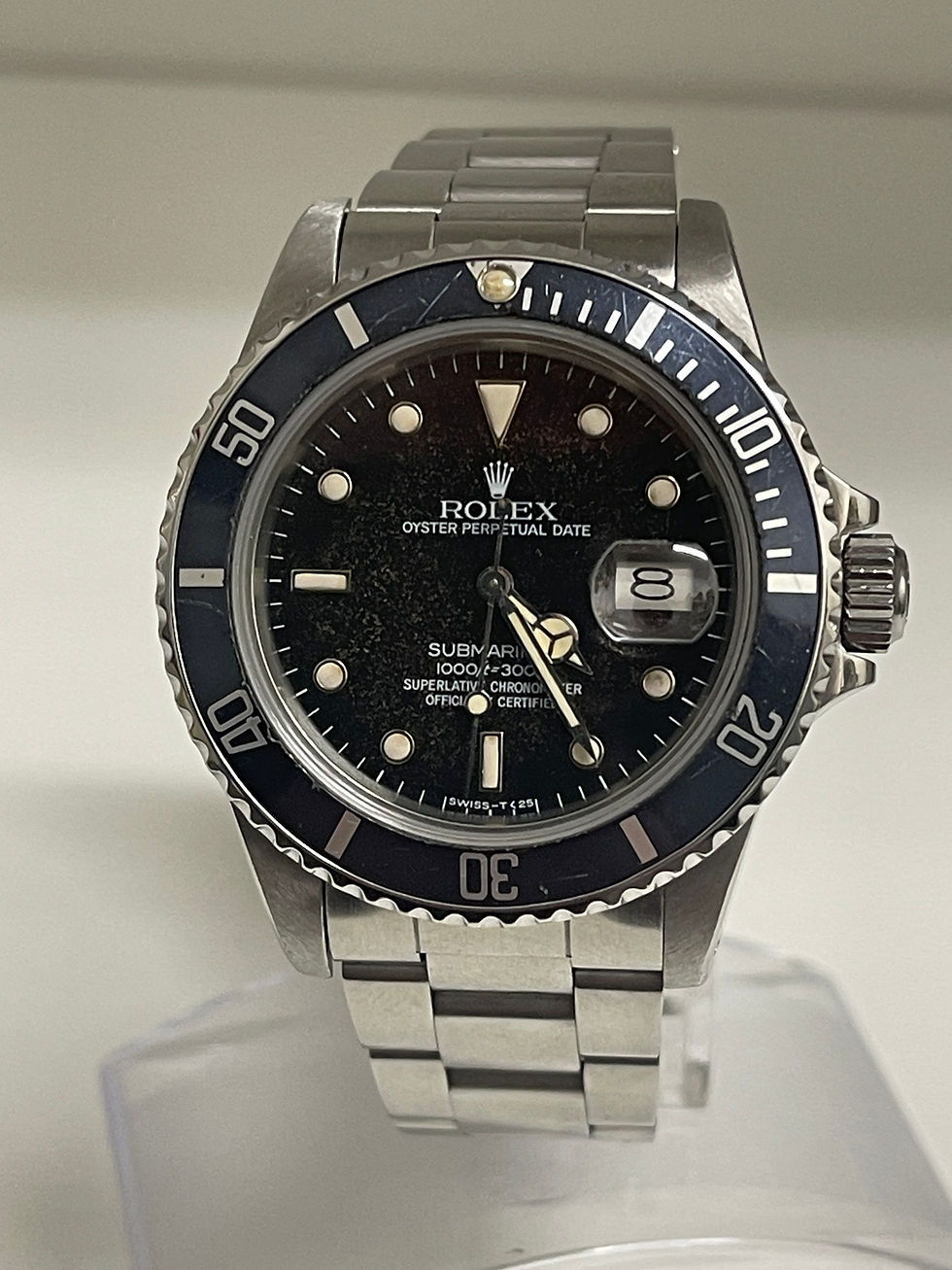 Thumbnail: ROLEX SUBMARINER DATE "TROPICAL" VINTAGE 16800 TRITIUM MINT 1984