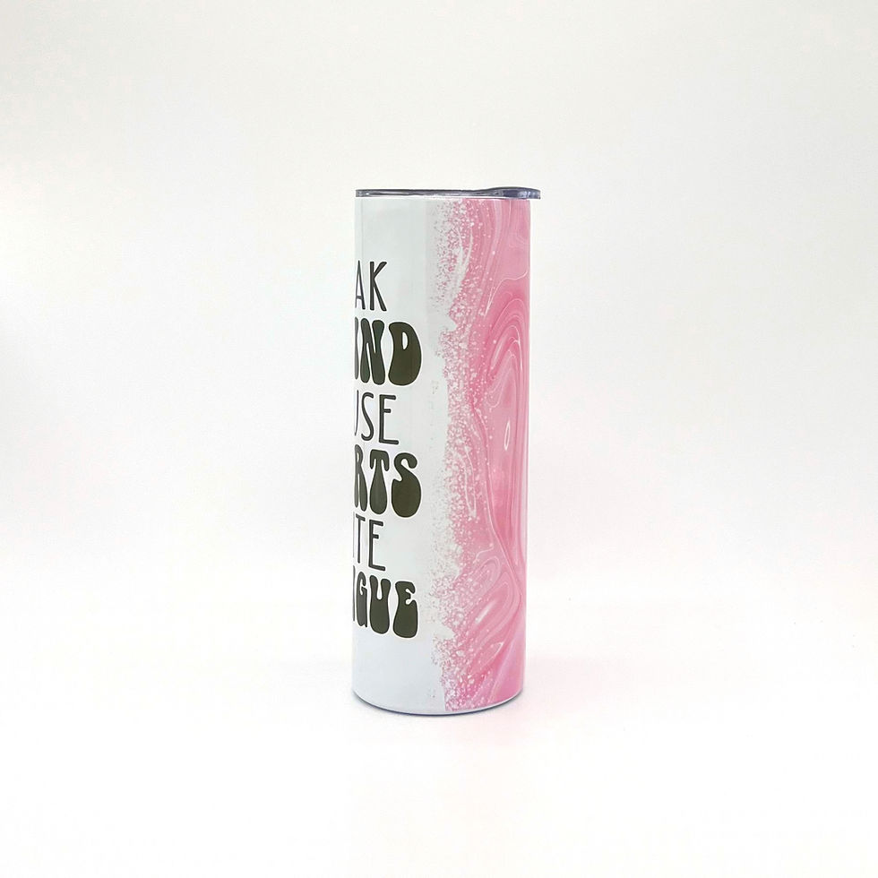 Thumbnail: "I Speak My Mind Because It Hurts to Bite My Tongue" 20oz Tumber