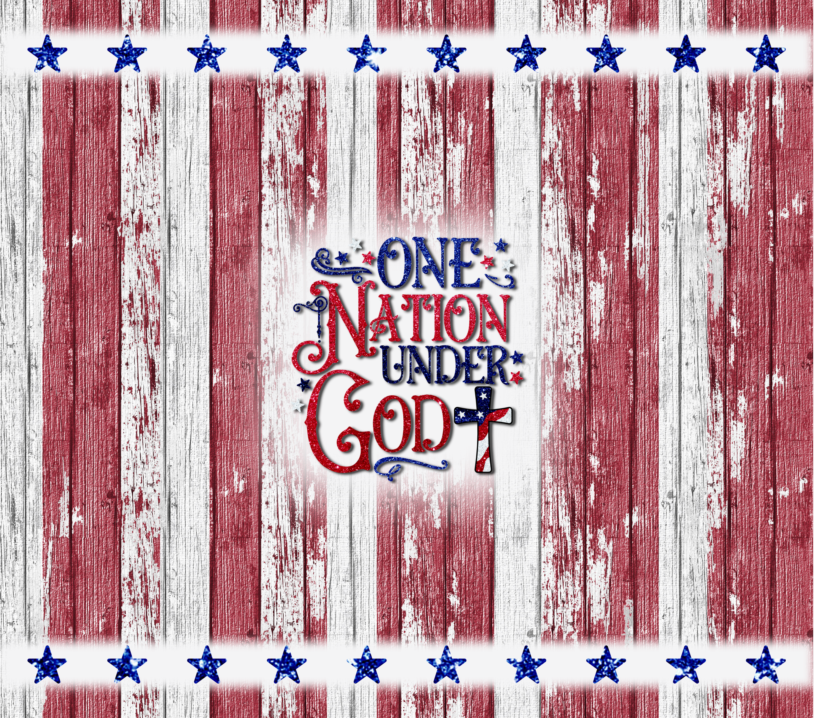 One Nation Under God - Sublimation Transfe