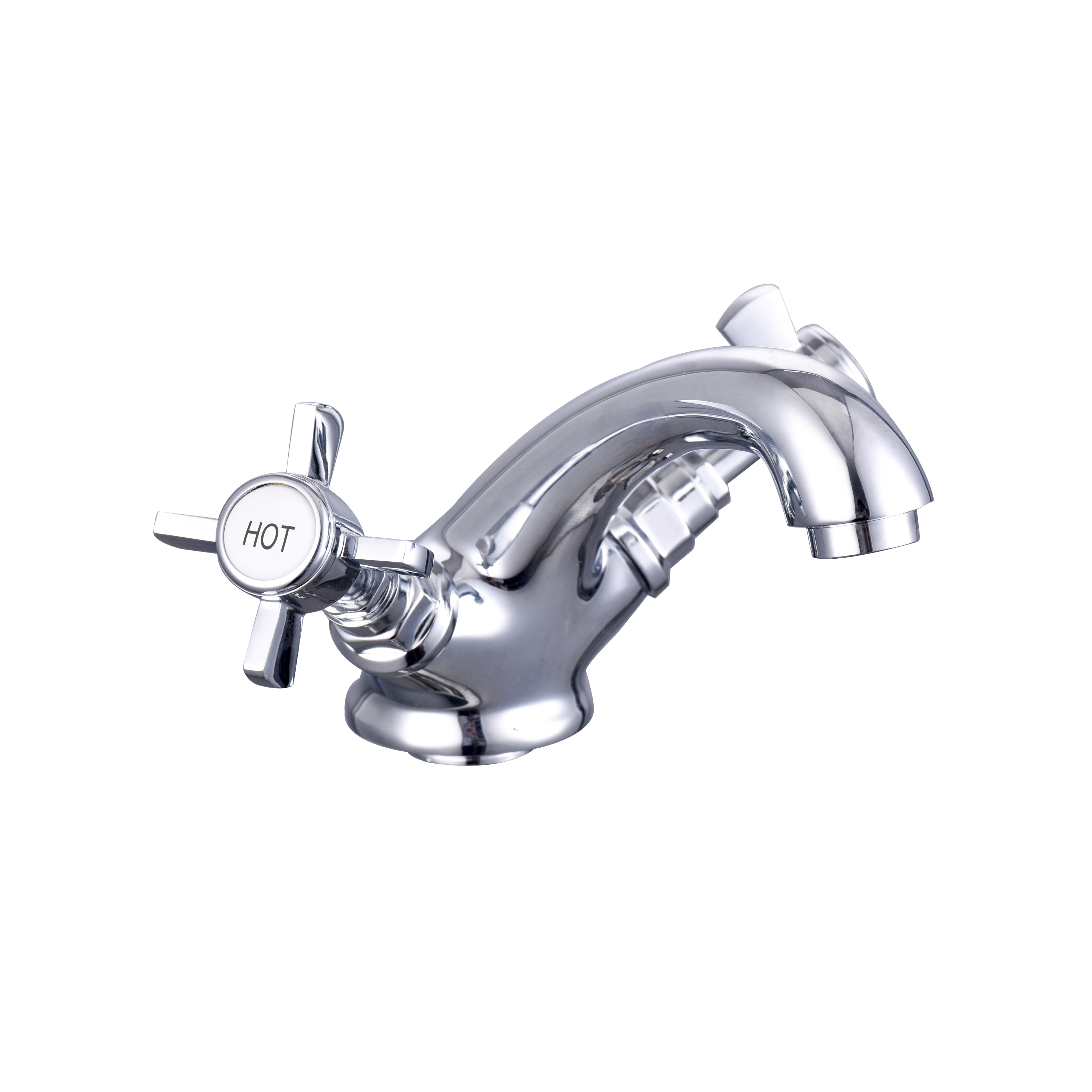 Jemima Chrome Mono Basin Mixer Tap and Sprung Waste